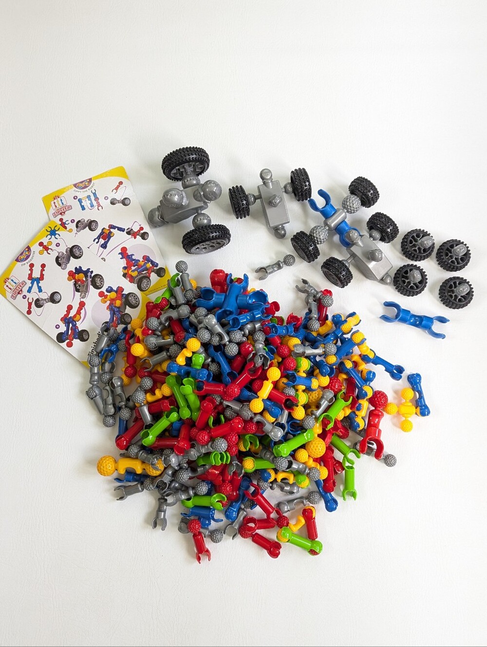 Zoob Builderz Blocks Bulk Lot 303 Pieces Including Wheels Axles Educational STEM - Picture 3 of 5